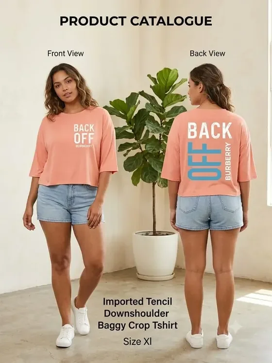Back Off Graphic T-Shirt — Pink wholesale