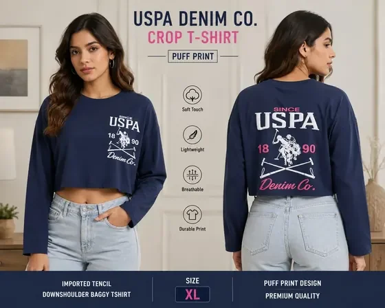 USPA Denim Co. Graphic T-Shirt wholesale
