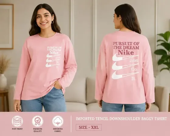 Pursuit of the Dream Crop T-Shirt — Pink wholesale