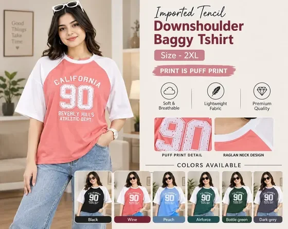 California 90 Puff Print T-Shirt wholesale